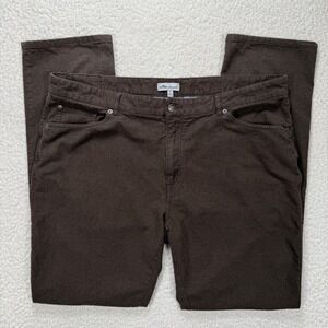 Peter Millar Straight 5-Pocket Pants Mens 40x32 Brown Luxury Preppy Business